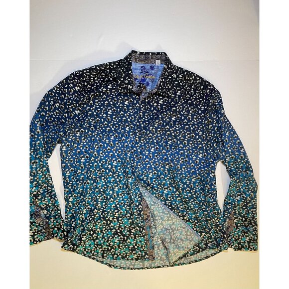 Robert Graham patterned long sleeve collared shirt - Picture 3 of 7